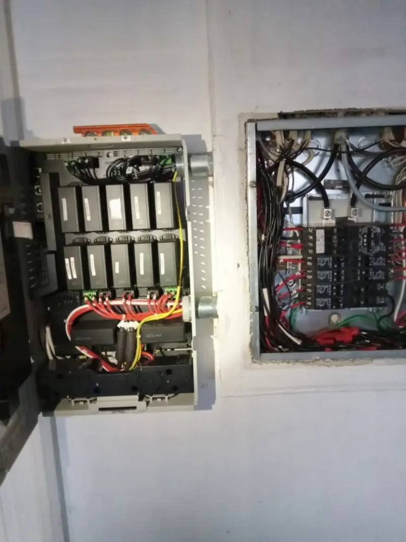 Electrical panel upgrade completed for Indoor Lighting Installation in George Mason